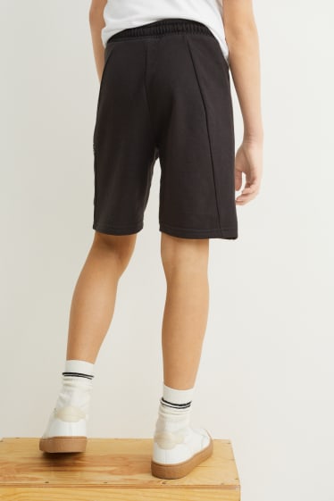 Bambini: - Shorts in felpa - nero