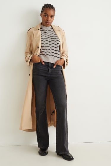 Femmes - Pull sans manches - contient des fibres de chanvre - beige
