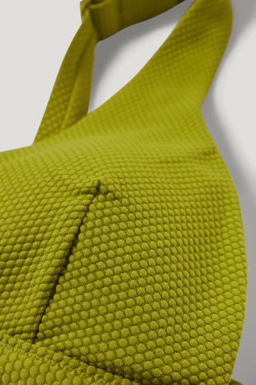 Femei - Top bikini - cupe triunghiulare - vătuit - LYCRA® XTRA LIFE™ - verde