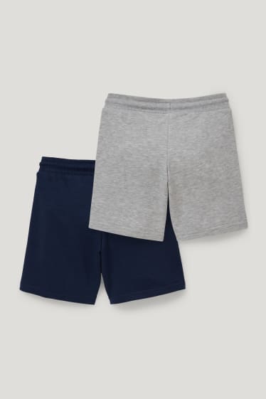Toddler Boys - Multipack 2er - Pokémon - Sweatshorts - hellgrau-melange