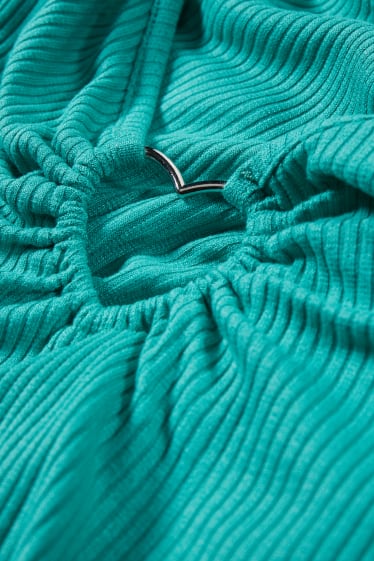 Exklusiv Online - CLOCKHOUSE - Crop Top - grün