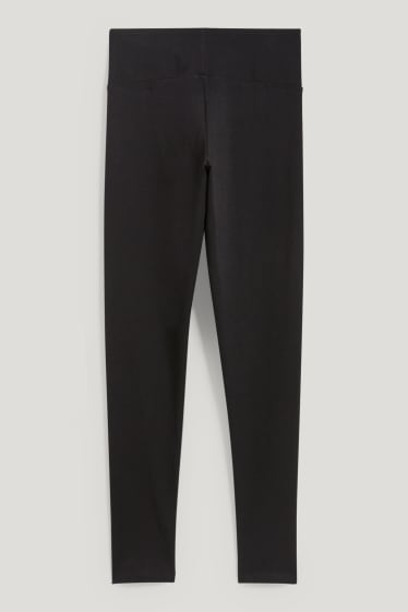 Clockhouse femme - CLOCKHOUSE - lot de 2 - leggings - noir