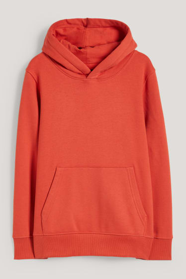 Bambini: - Felpa con cappuccio - genderless - arancio scuro
