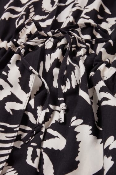 Dames - Kimono - met patroon - wit / zwart