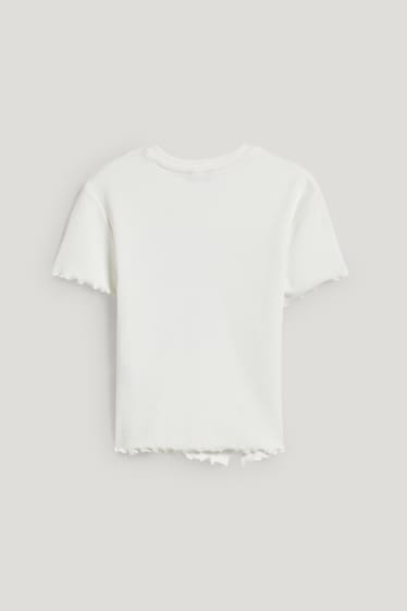 Clockhouse femme - CLOCKHOUSE - T-shirt - blanc crème