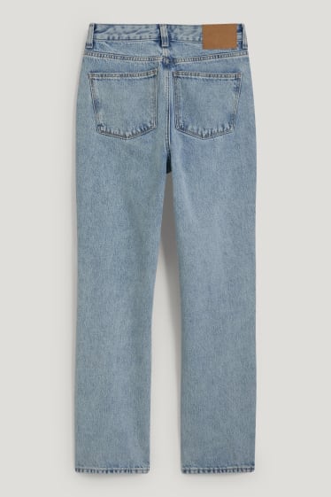 Femei - Straight jeans - talie înaltă - denim-albastru deschis