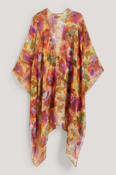 Dames - Kimono - met patroon - lichtpaars
