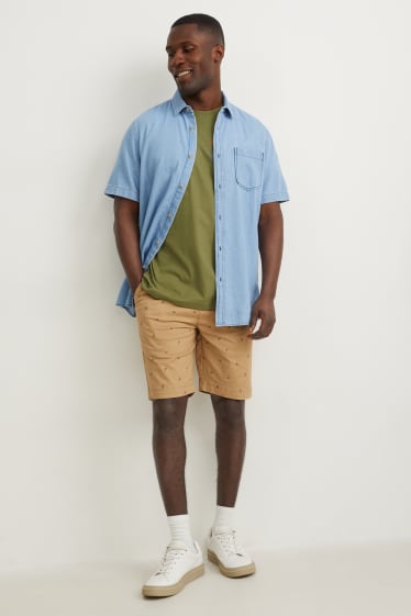 Hommes - T-shirt - vert foncé