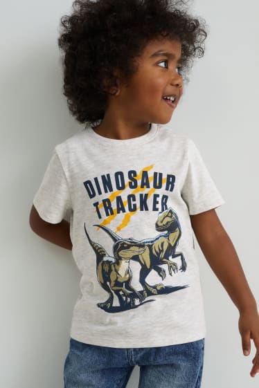 Toddler Boys - Set van 2 - Jurassic World - T-shirt - geel