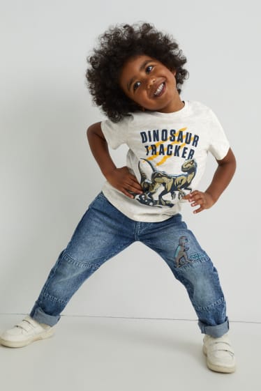 Toddler Boys - Set van 2 - Jurassic World - T-shirt - geel
