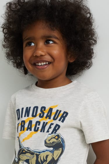 Toddler Boys - Set van 2 - Jurassic World - T-shirt - geel