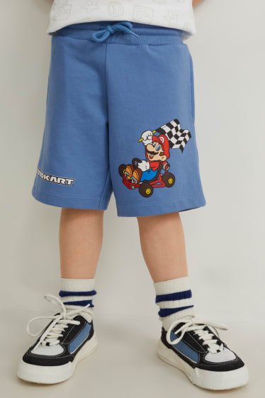 Toddler Boys - Mario Kart - pantaloni scurți trening - albastru