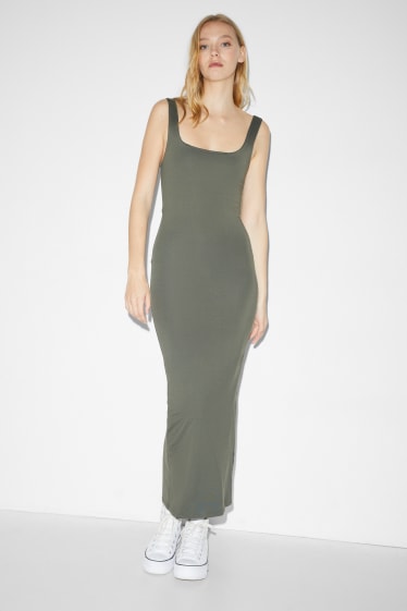 Clockhouse femme - CLOCKHOUSE - robe - kaki