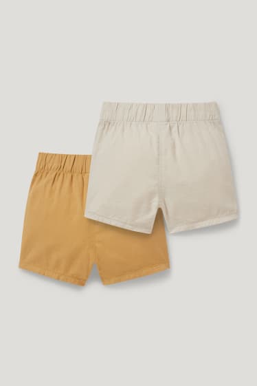 Baby Boys - Multipack 2 perechi - pantaloni scurți bebeluși - galben