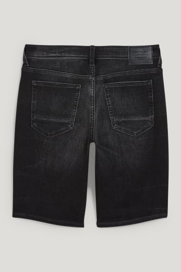 Men - Denim shorts - Flex jog denim - LYCRA® - denim-dark gray