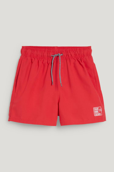 Kids Boys - Badeshorts - rot