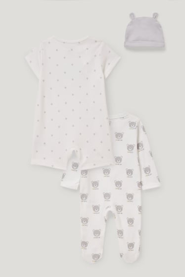 Baby Girls - Set nou-născuți - 3 piese - alb