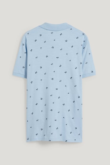 Hommes - Polo - bleu clair