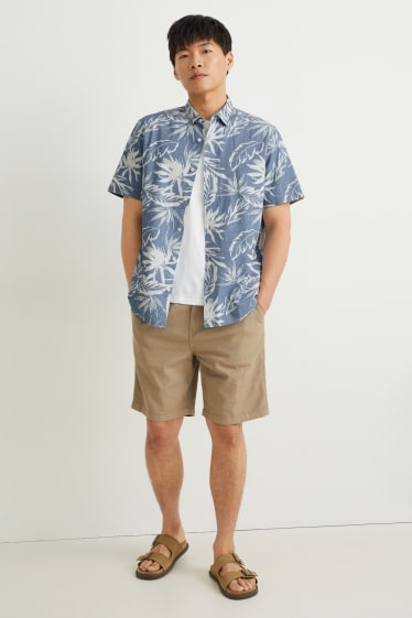 Hombre - Camisa - regular fit - kent - azul