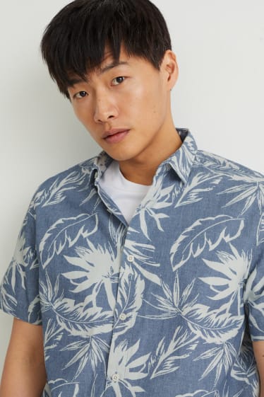 Hombre - Camisa - regular fit - kent - azul