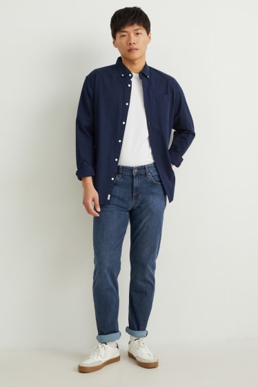 Hommes - Straight jean - LYCRA® - jean bleu foncé