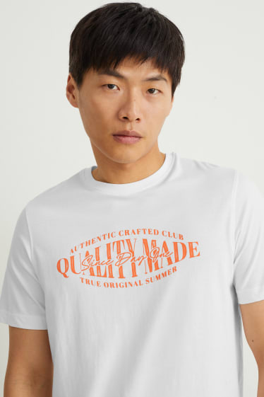 Hombre - Camiseta - blanco
