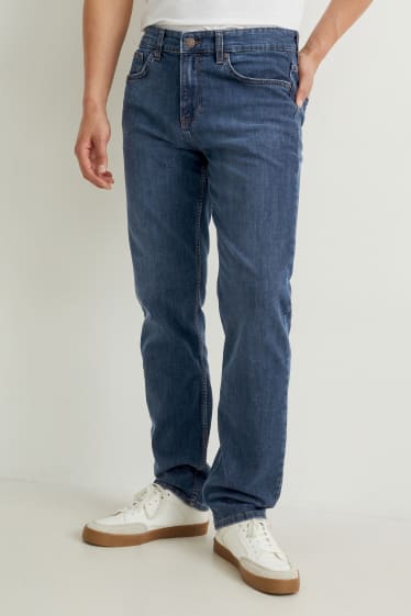 Hommes - Straight jean - LYCRA® - jean bleu foncé