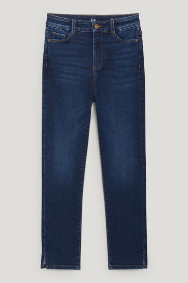 Femei - Slim jeans - talie înaltă - denim-albastru