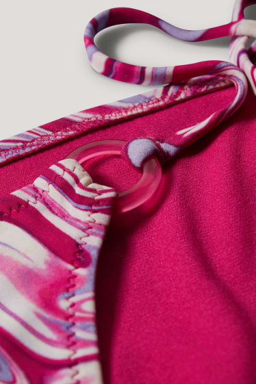 Exclusief online - CLOCKHOUSE - braziliaanse bikinibroek - low waist - met patroon - fuchsiarood