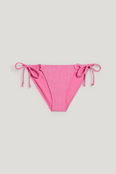 Exclusiv online - CLOCKHOUSE - chiloți bikini brazilieni - talie joasă - roz