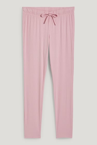 Dames - Pyjamabroek - roze
