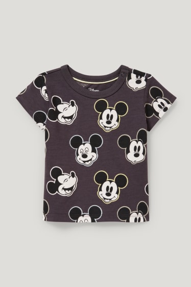 Nadó nen - Mickey Mouse - samarreta de màniga curta per a nadó - negre