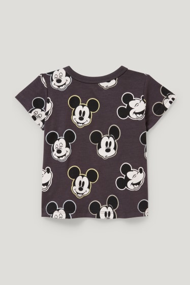 Nadó nen - Mickey Mouse - samarreta de màniga curta per a nadó - negre