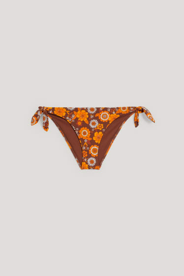 Exclusiv online - CLOCKHOUSE - chiloți bikini brazilieni - talie joasă - maro