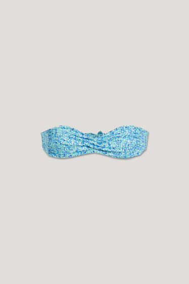 Clockhouse femme - CLOCKHOUSE - haut de bikini brésilien - bandeau - ampliforme - vert clair