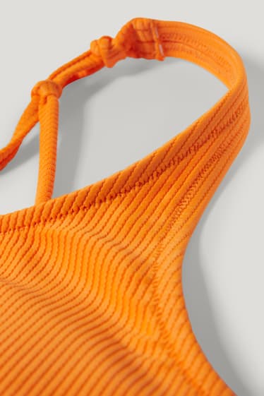 Exclu web - CLOCKHOUSE - haut de bikini brésilien - ampliforme - orange