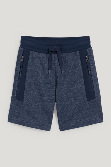 Toddler Boys - Sweat-Bermudas - dunkelblau-melange