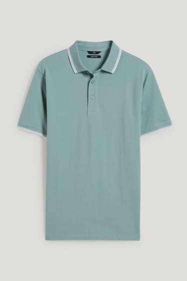 Heren - Poloshirt - Pima-katoen - mintgroen