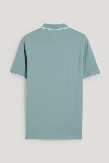 Heren - Poloshirt - Pima-katoen - mintgroen