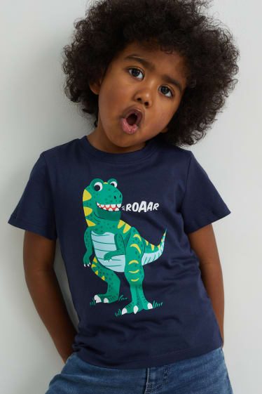 Toddler Boys - Multipack of 3 - short sleeve t-shirt - dark blue