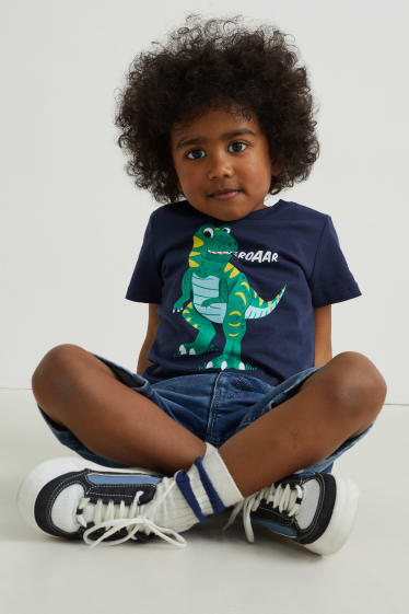 Toddler Boys - Multipack of 3 - short sleeve t-shirt - dark blue