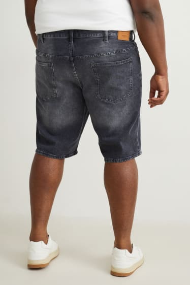 Herren XL - Jeans-Shorts - LYCRA® - jeans-grau