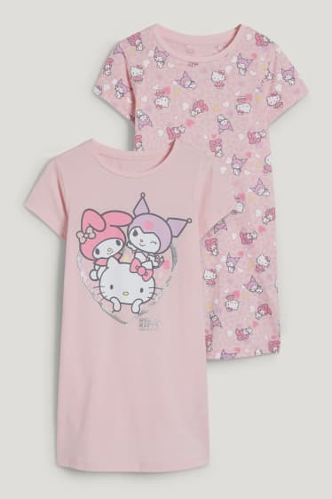 Toddler Girls - Multipack of 2 - Hello Kitty - nightdress - rose