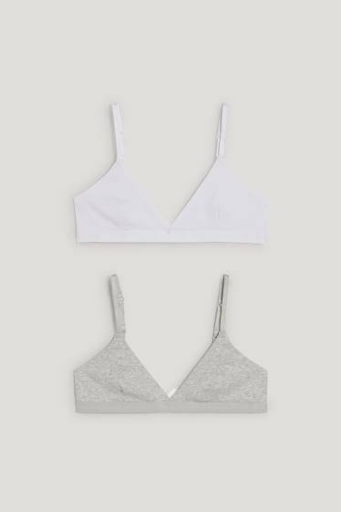 Kids Girls - Multipack of 2 - non-wired bra - white