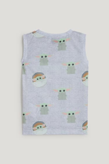 Toddler Boys - Star Wars: The Mandalorian - tanktop - licht grijs-mix