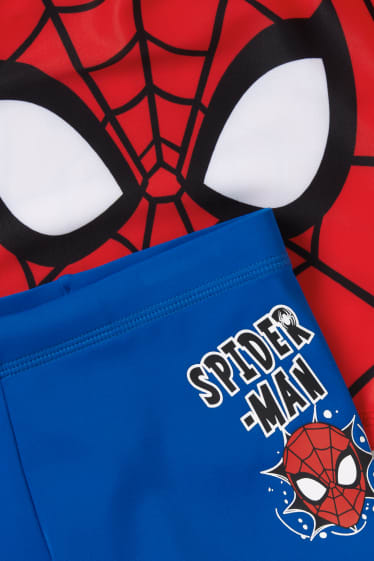 Toddler Boys - Spider-Man - UV-zwemoutfit - LYCRA® XTRA LIFE™ - 2-delig - rood / blauw