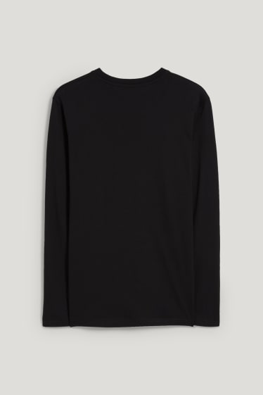 Uomo - Maglia a maniche lunghe - nero