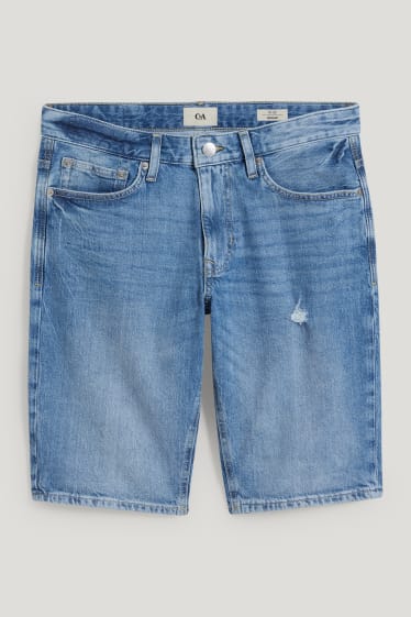 Heren - Korte spijkerbroek - LYCRA® - jeanslichtblauw