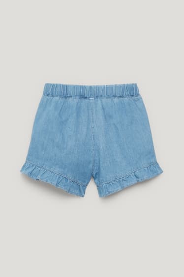 Toddler Girls - Korte spijkerbroek - jeanslichtblauw