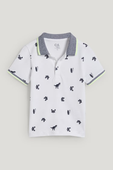 Nen petit - Polo - estampat - blanc